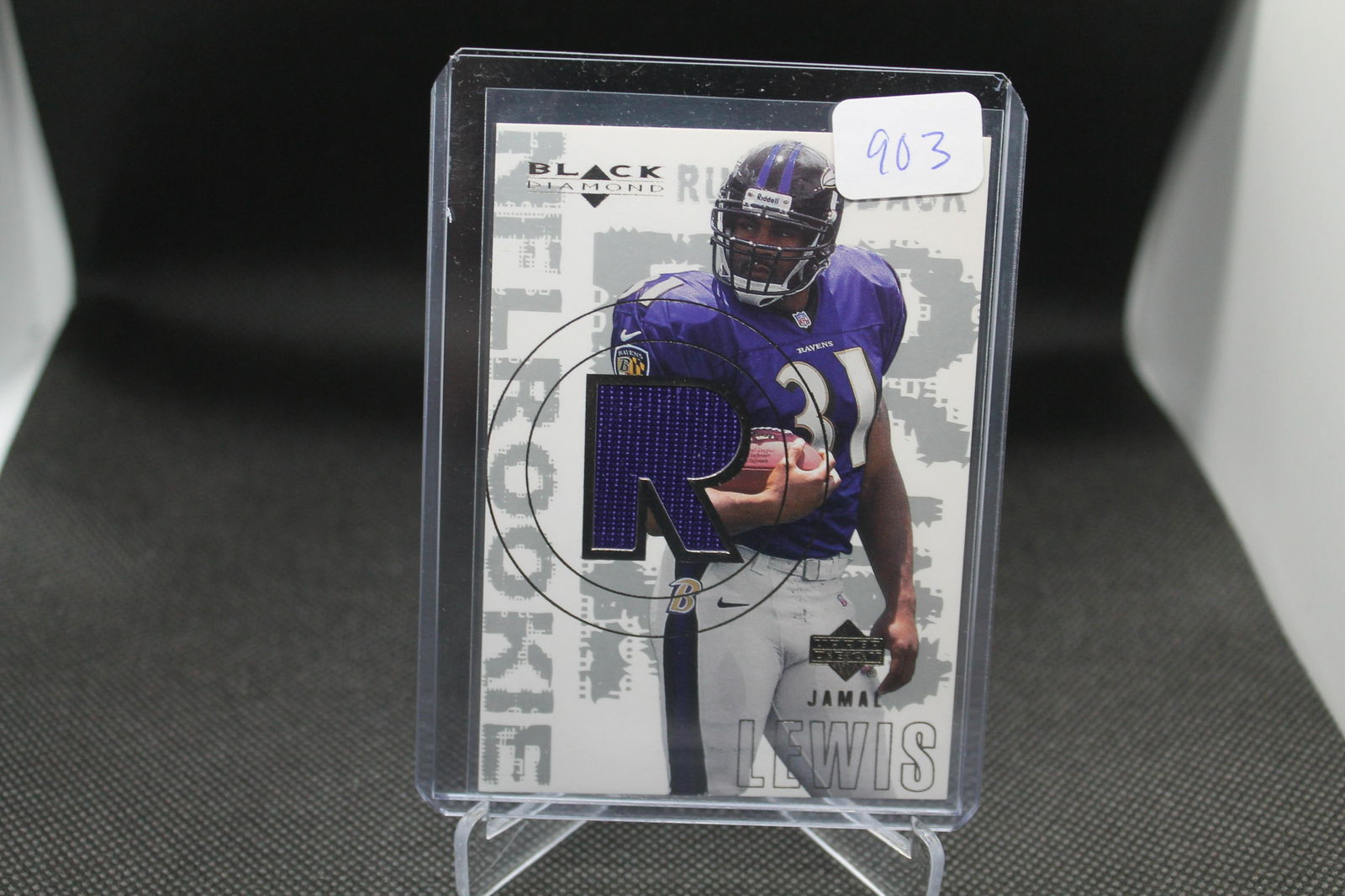 Jamal Lewis Upper Deck Black Diamond Patch (1 of 1)