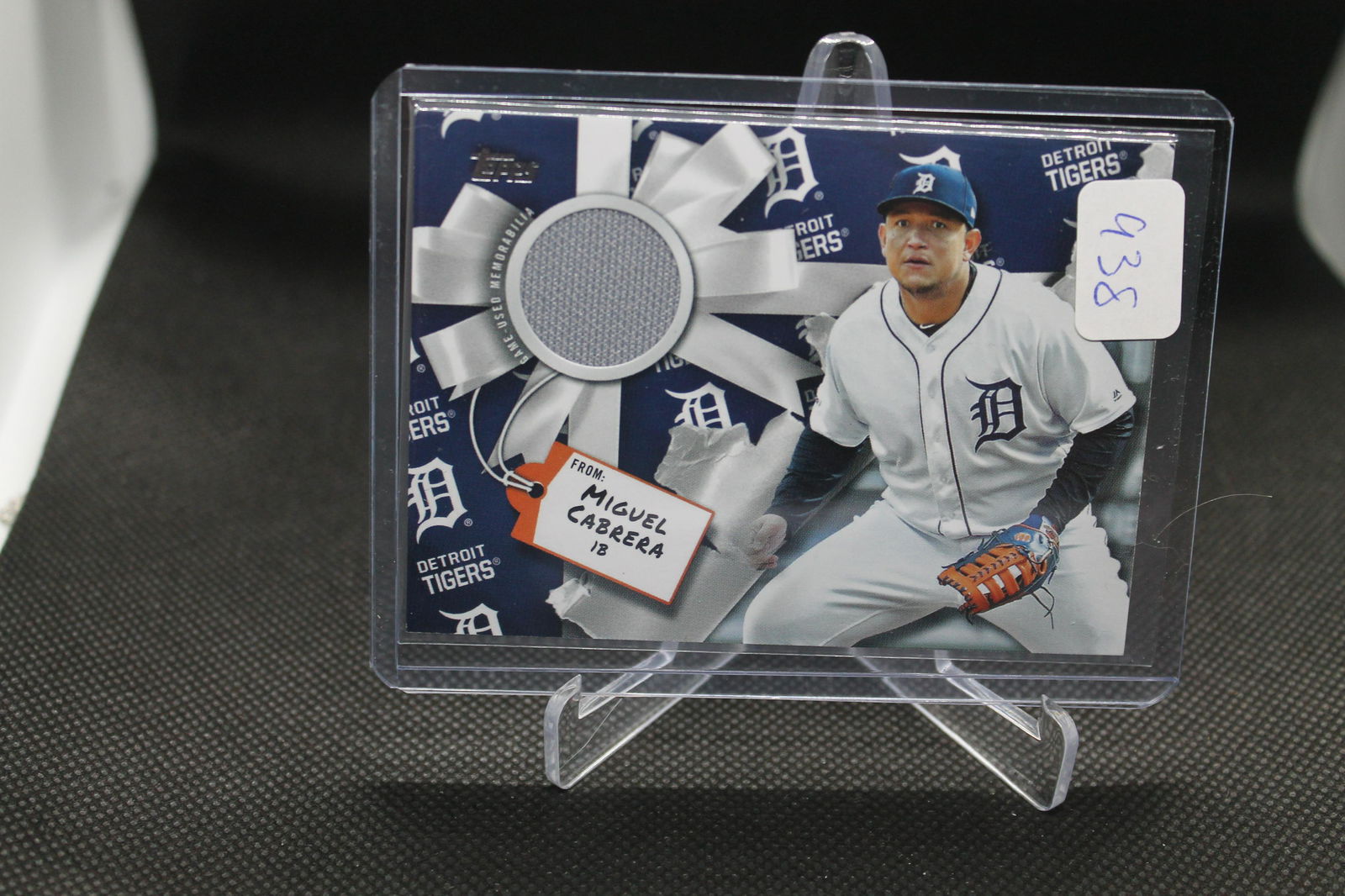 Miguel Cabrera Topps Relic Patch (1 of 1)