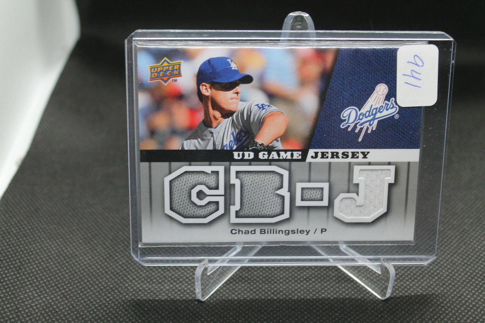Chad Billingsley Upper Deck Game-Used Patch (1 of 1)