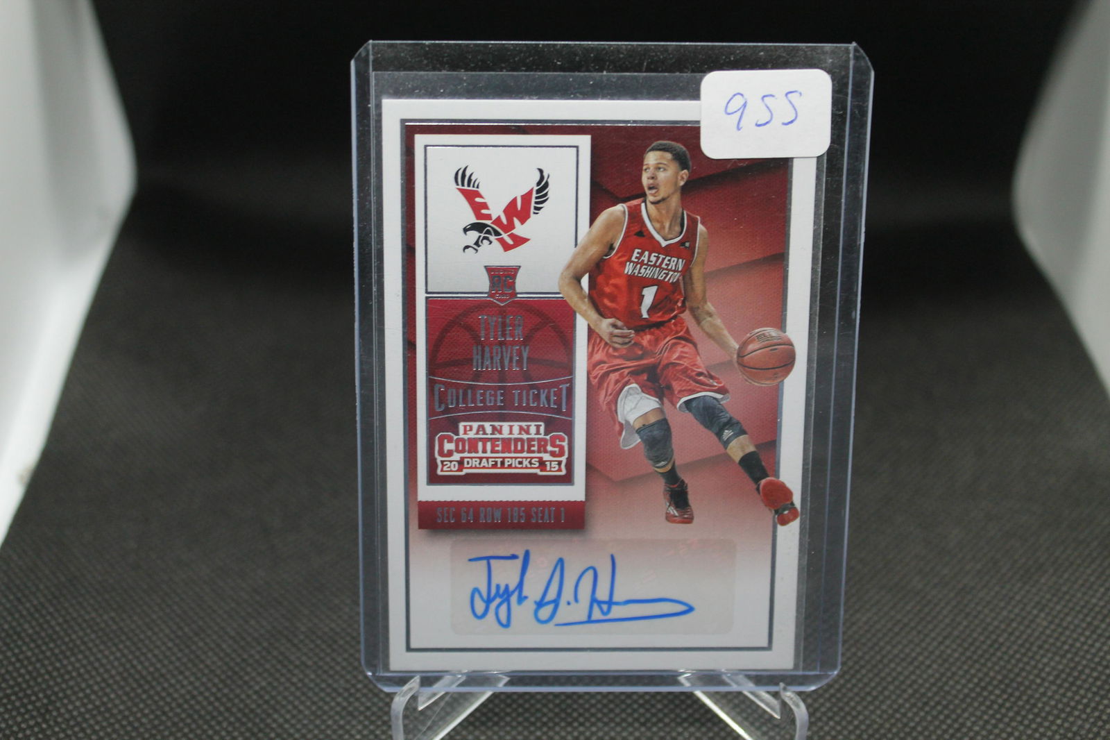 Tyler Harvey Contenders College Ticket Rookie Auto (1 of 1)