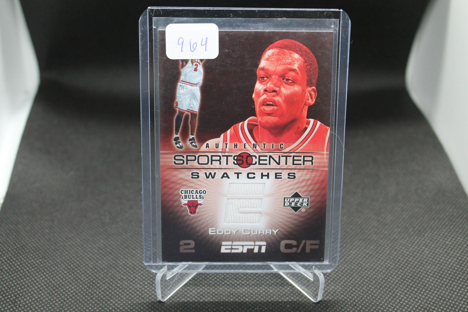 Eddy Curry Upper Deck Sportscenter Swatches Patch (1 of 1)