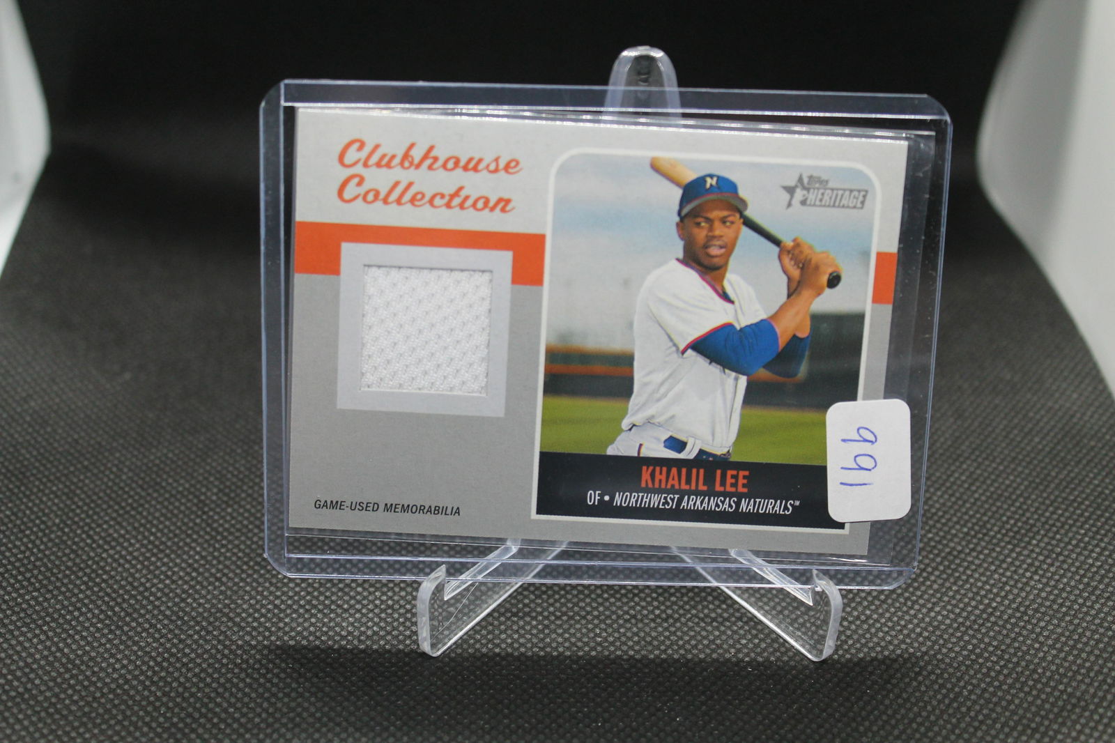 Khail Lee Topps Heritage Game-Used Patch (1 of 1)