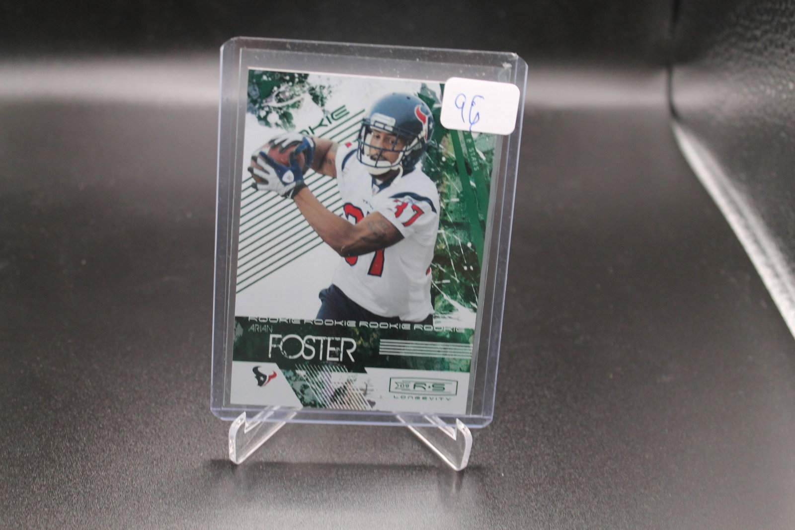 arian foster rookie /25: football card