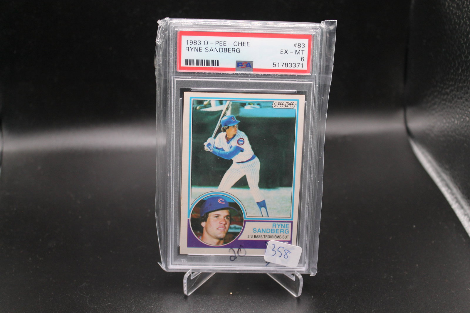 ryne Sandberg Rookie 1983 opeechee PSA 6 (1 of 1)