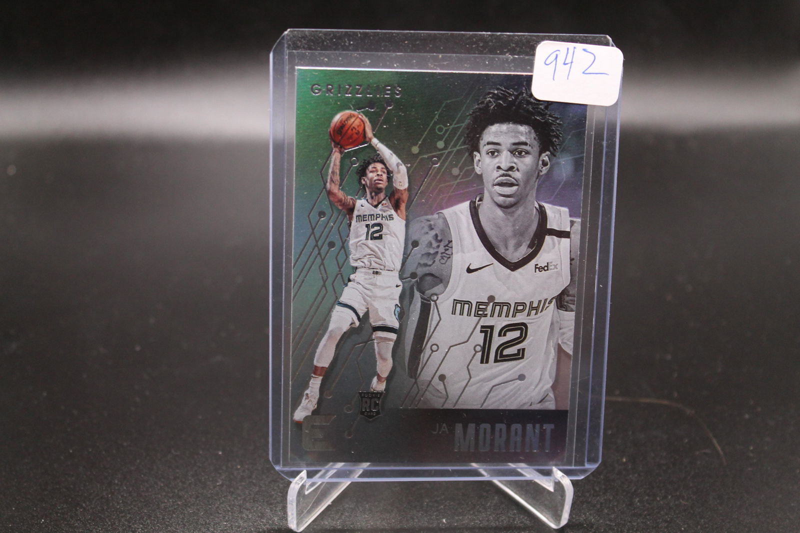 ja morant rare silver rookie (1 of 1)