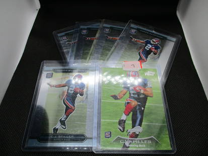 CJ Spiller Card Lot: Football Card