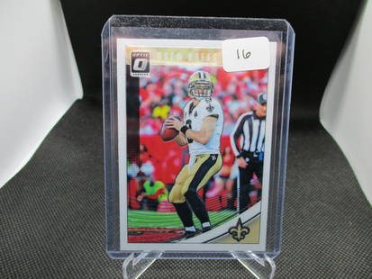 Drew Brees Donruss Optic: Football Card