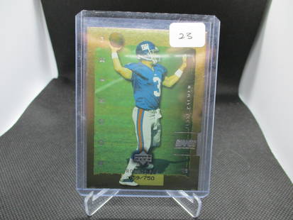 Jesse Palmer Upper Deck Rookie F/X /750: Football Card