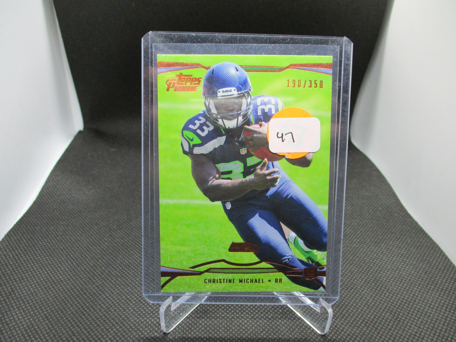 Christine Michael Topps Prime Rookie /350: Football Card