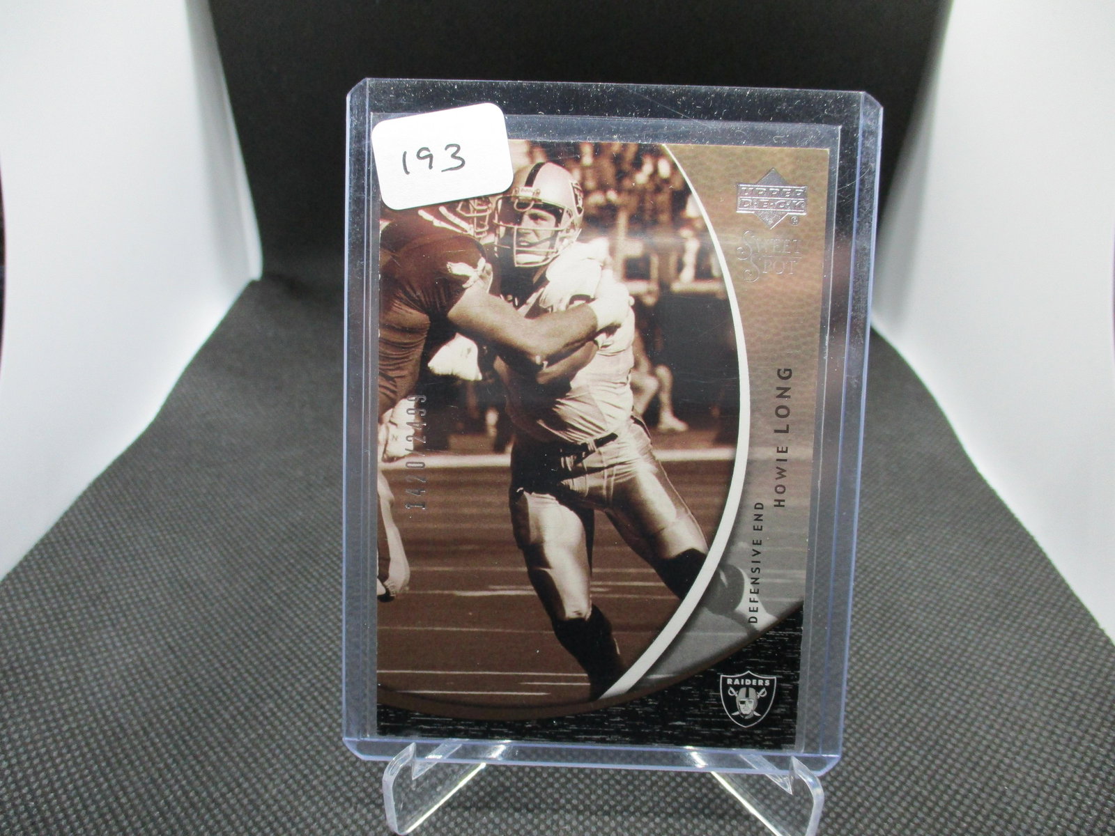 Howie Long Upper Deck Sweet Spot /2499 (1 of 1)