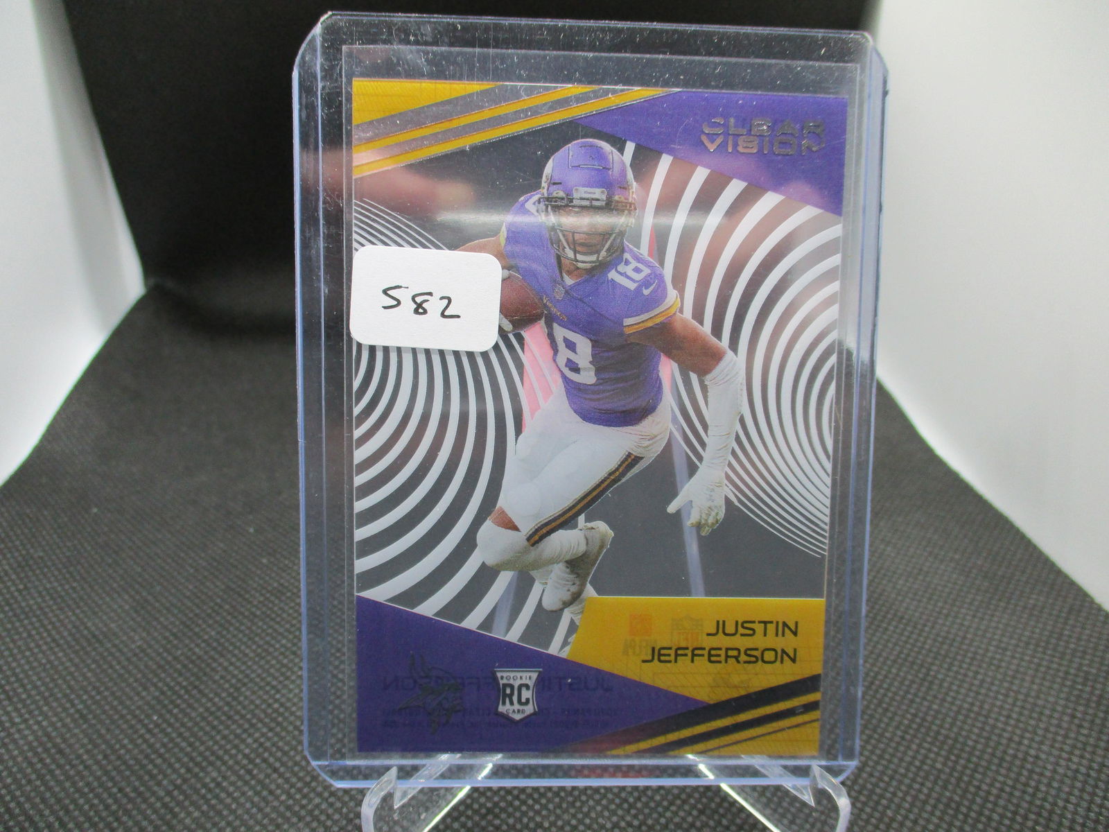 Justin Jefferson Clear Vision Rookie (1 of 1)