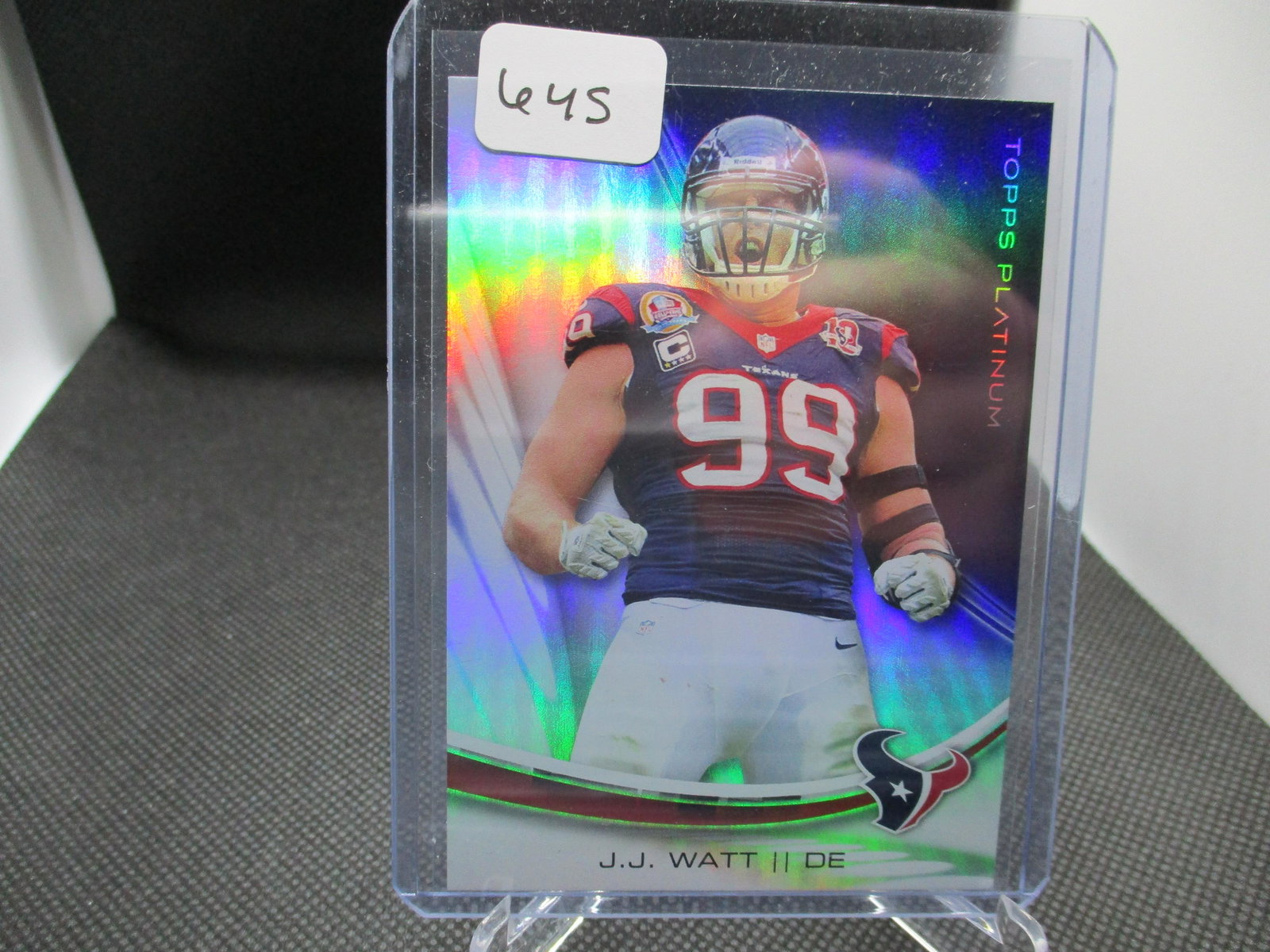 J.J. Watt Topps Platinum (1 of 1)