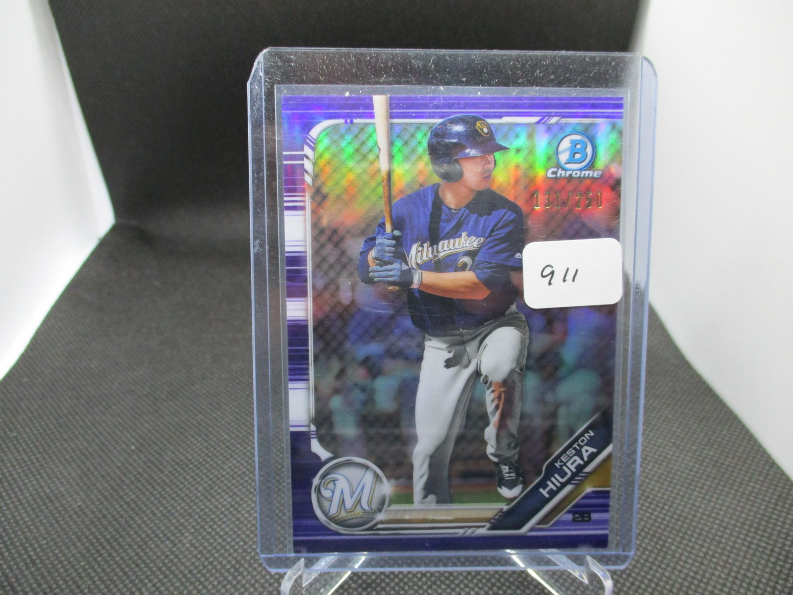 Keston Hiura Bowman Chrome /250 (1 of 1)