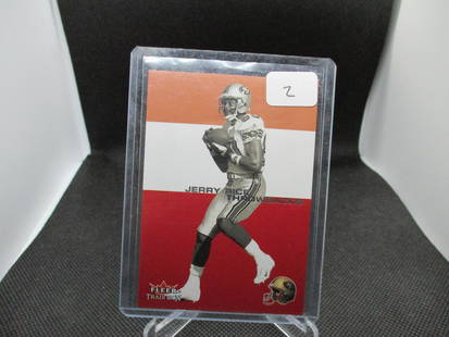 Jerry Rice Fleer Tradition: Football Card