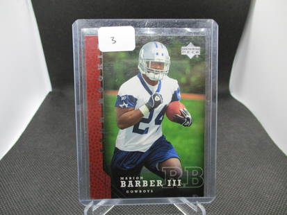 Marion Barber III Upper Deck Star Rookies: Football Card