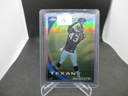 Ben Tate Topps Chrome Rookie: Football Card