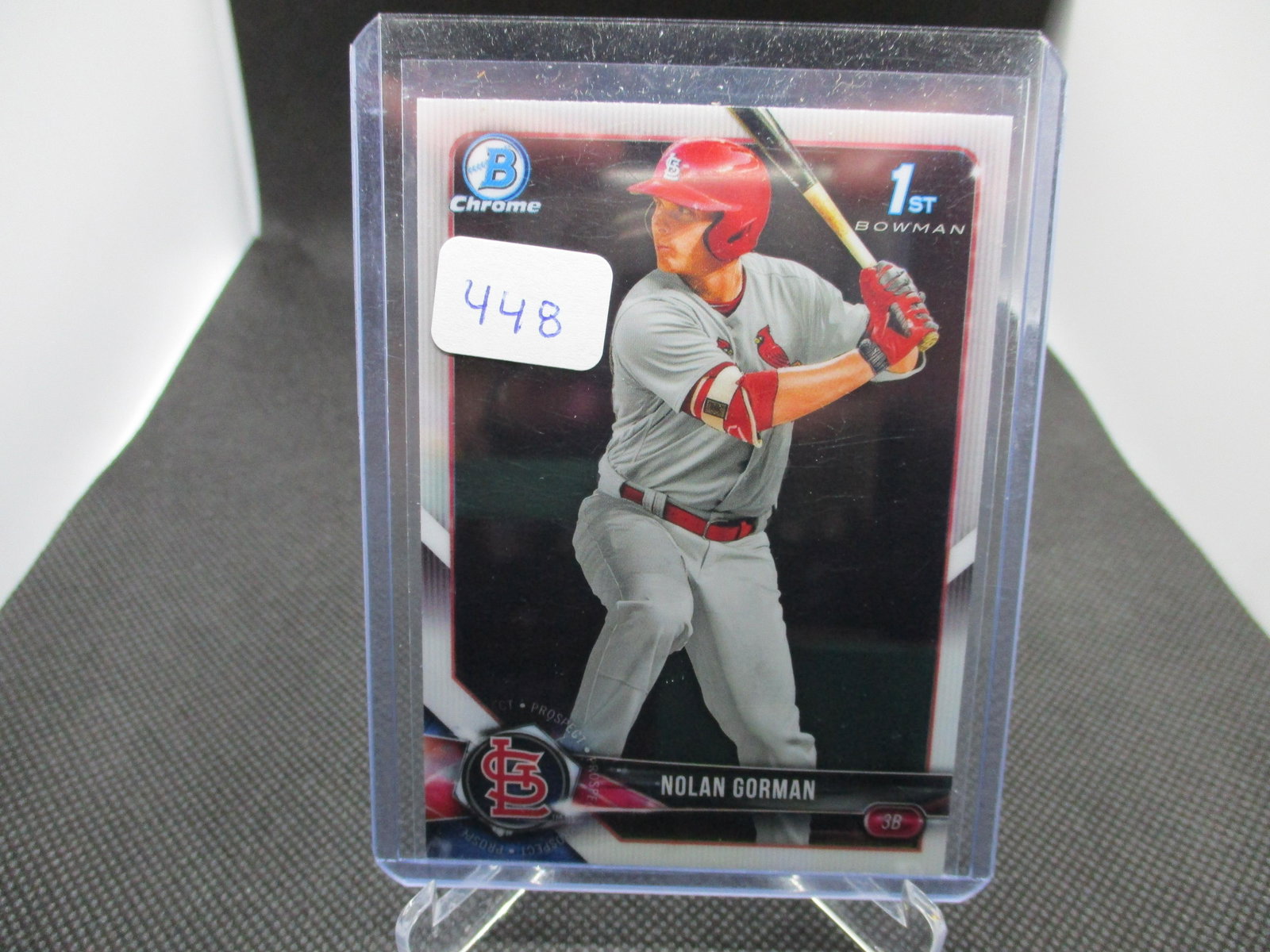 Nolan Gorman First Bowman Chrome (1 of 1)