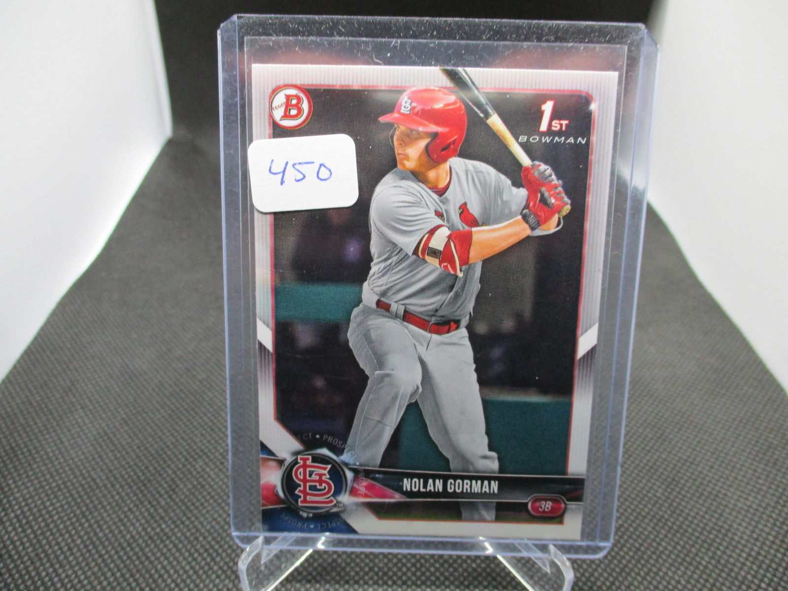 Nolan Gorman First Bowman Chrome (1 of 1)