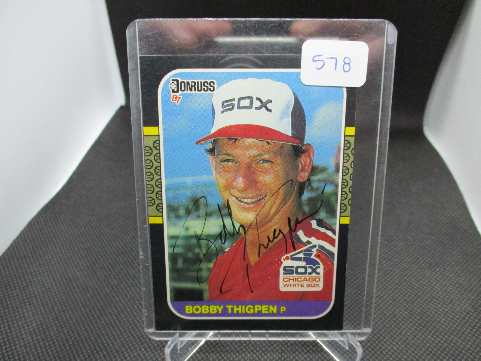 Bobby Thigpen Donruss Auto (1 of 1)