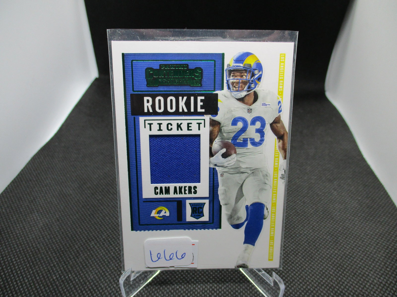 Cam Akers Contenders Rookie Ticket patch (1 of 1)