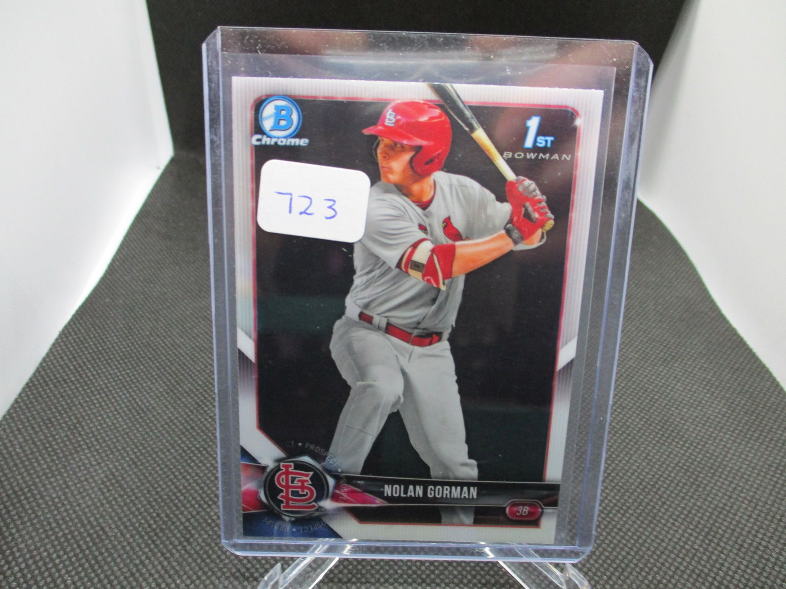 Nolan Gorman First Bowman Chrome (1 of 1)