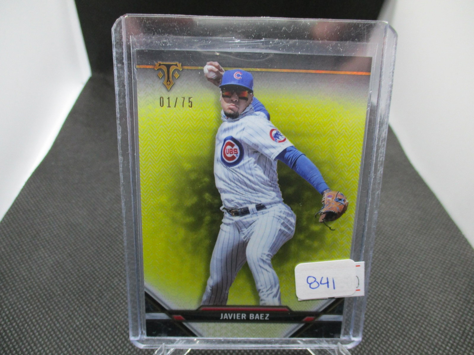 Javier Baez Triple Threads /75 (1 of 1)