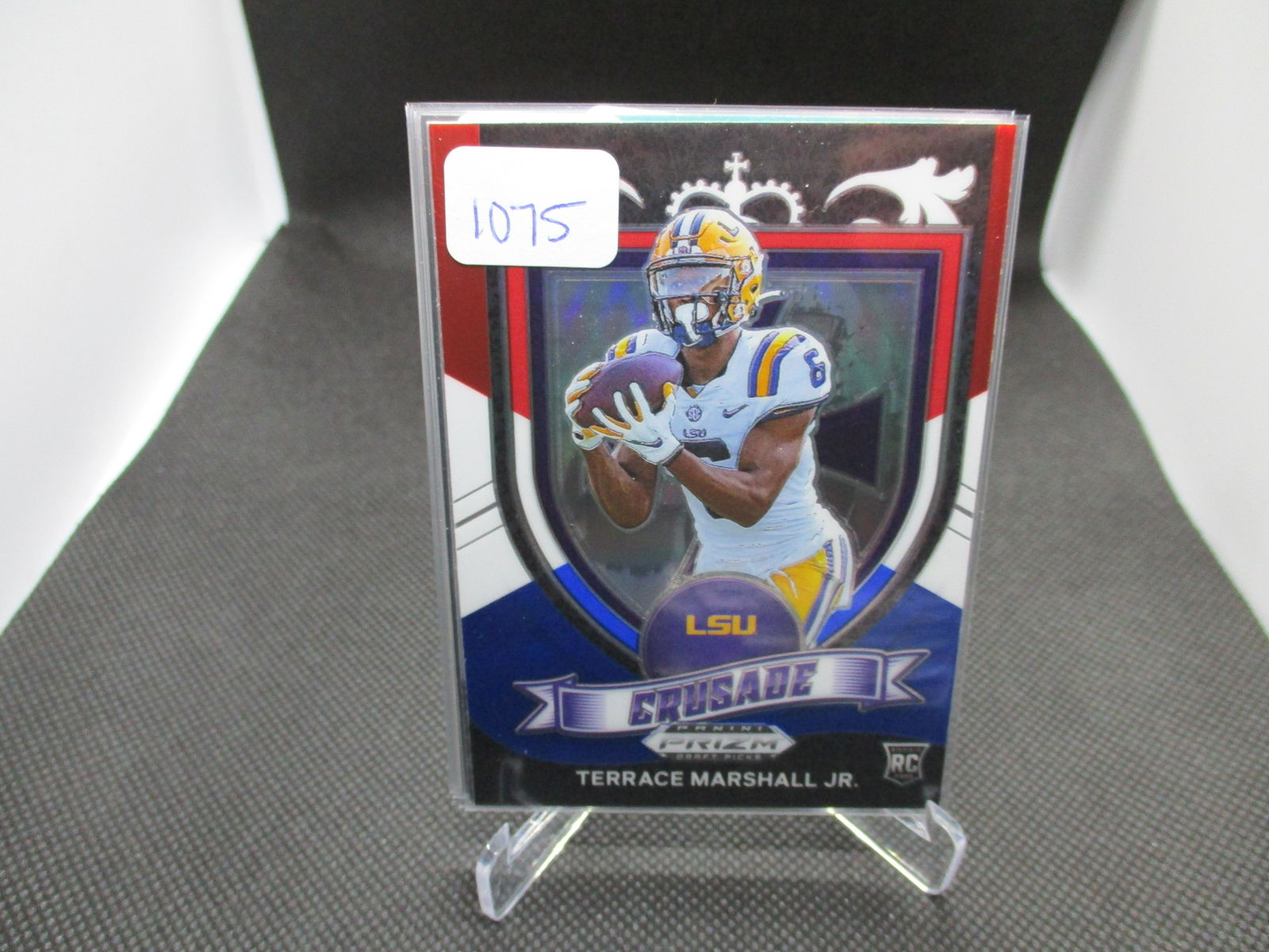 Terrace Marshall Jr. Prizm Crusade Rookie: Football Card