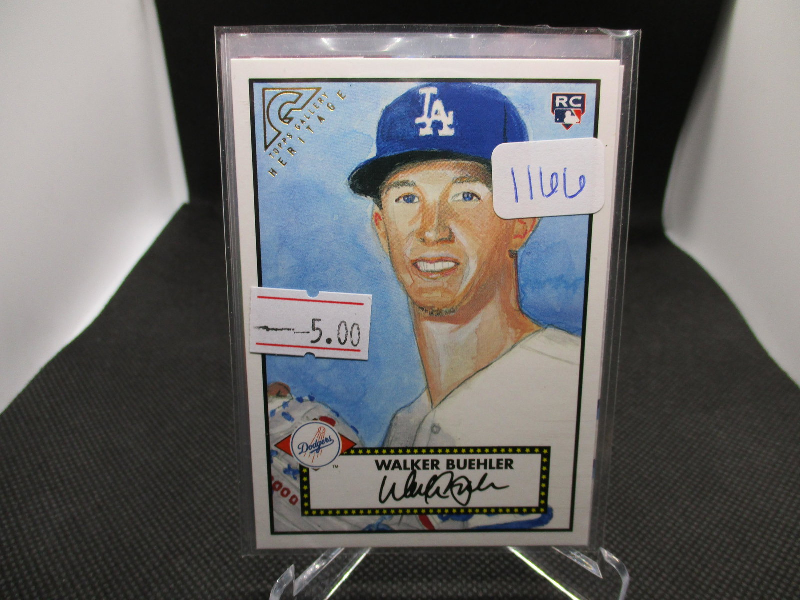 Walker Buehler Topps Gallery Rookie (1 of 1)