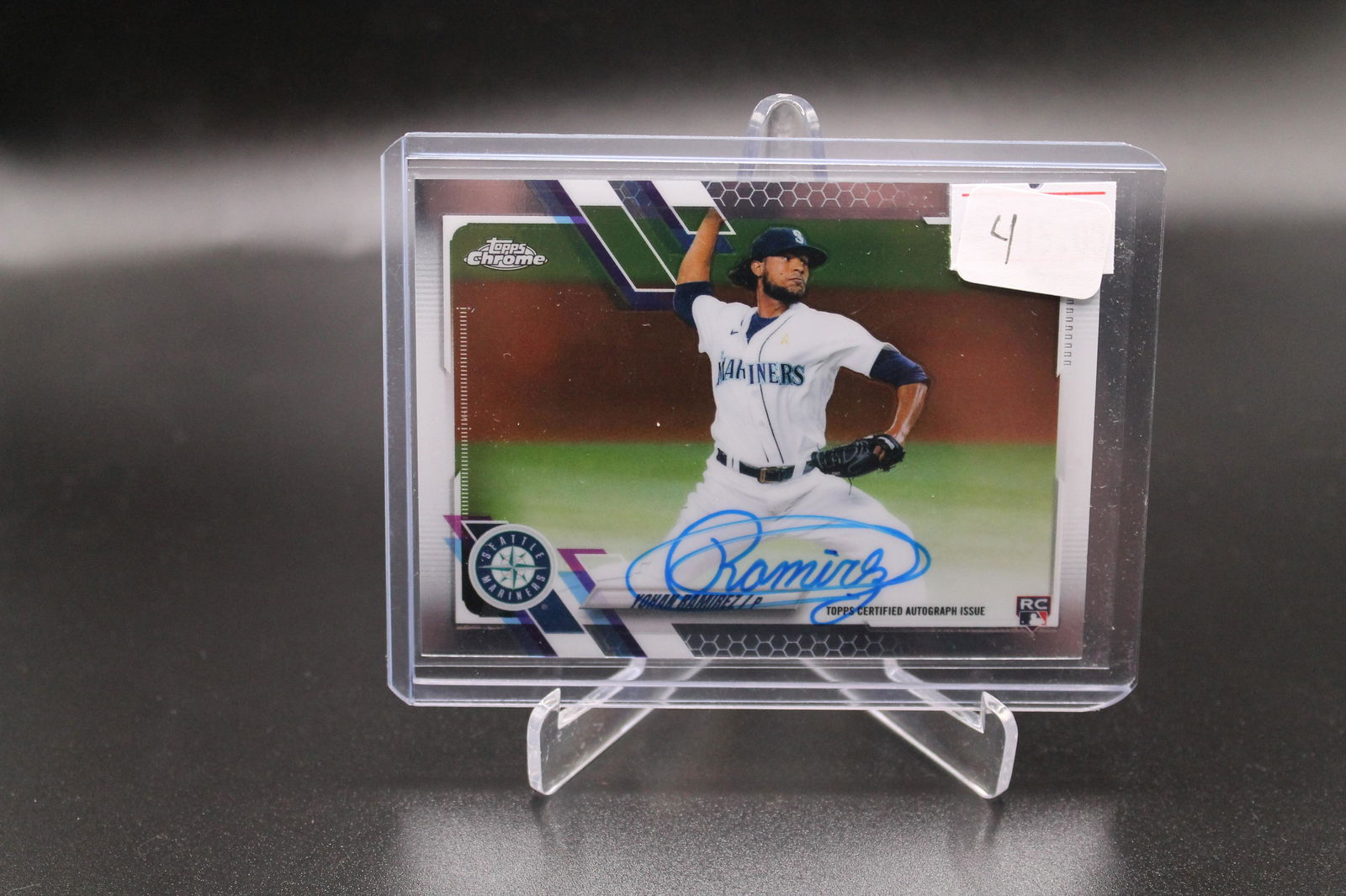 Yohan Ramirez Topps Chrome Rookie Auto (1 of 1)