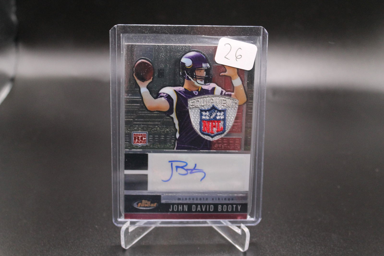 John David Topps Finest Rookie Patch /15 (1 of 1)