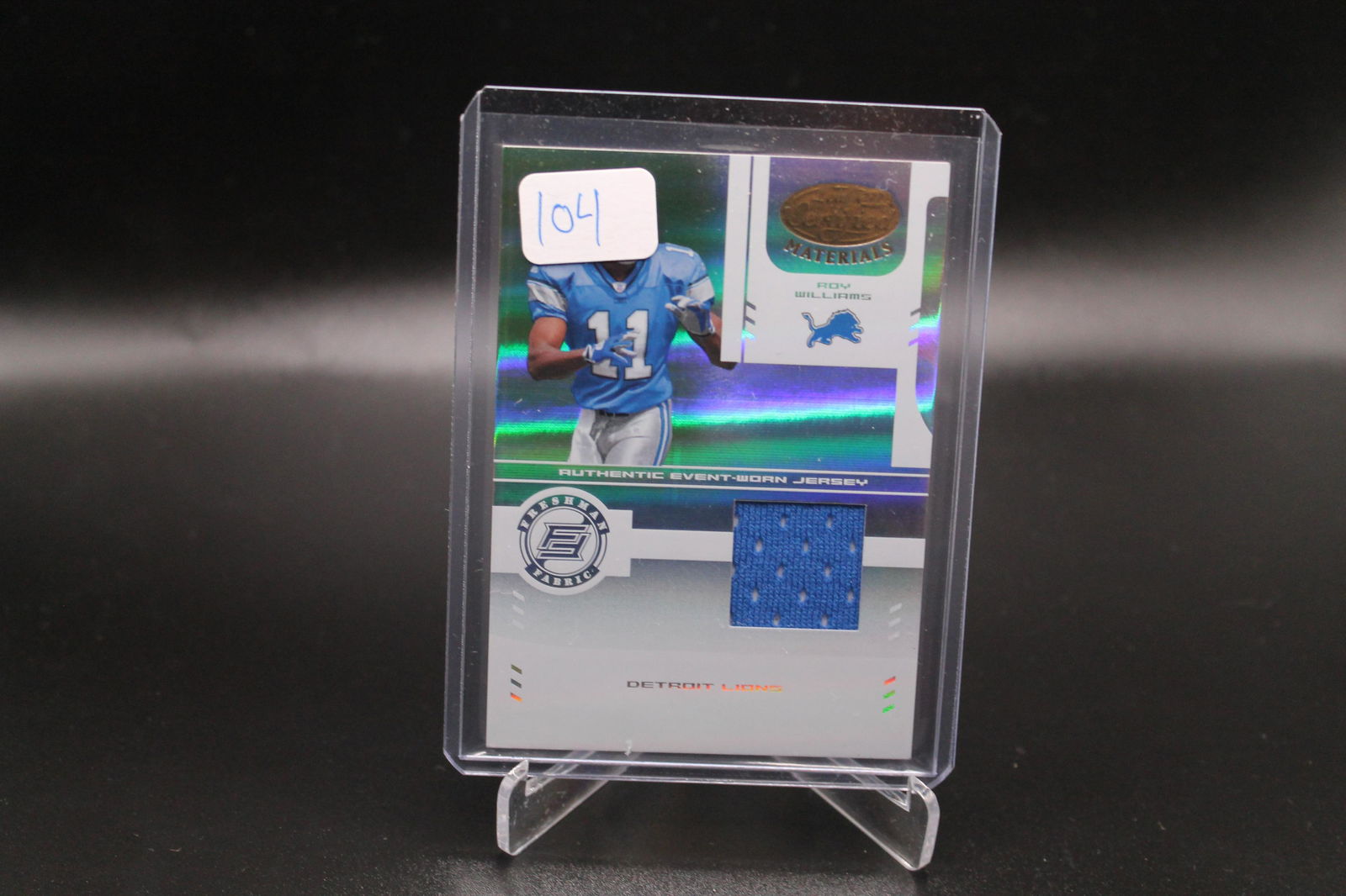 Roy Williams Certified Materials /1250 (1 of 1)