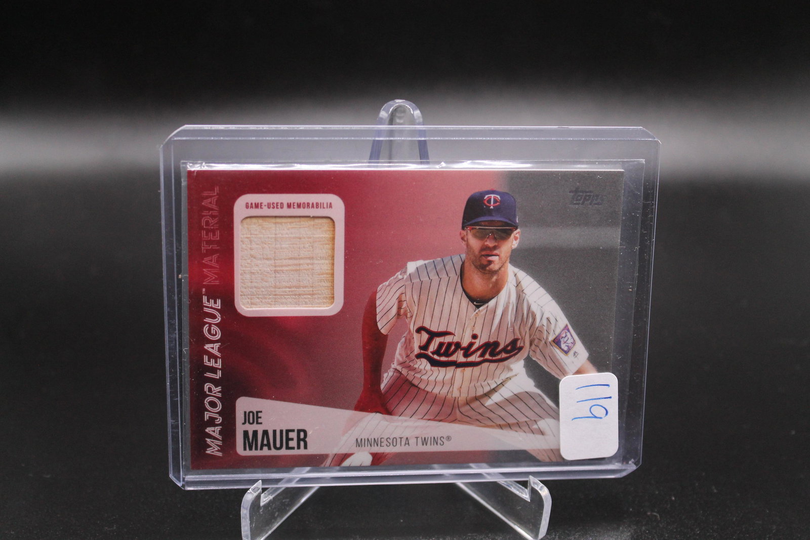 Joe Mauer Topps Material Patch (1 of 1)