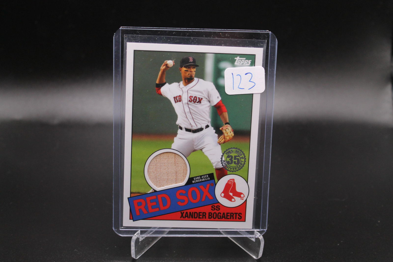 Xander Bogaerts Topps Relic Patch (1 of 1)