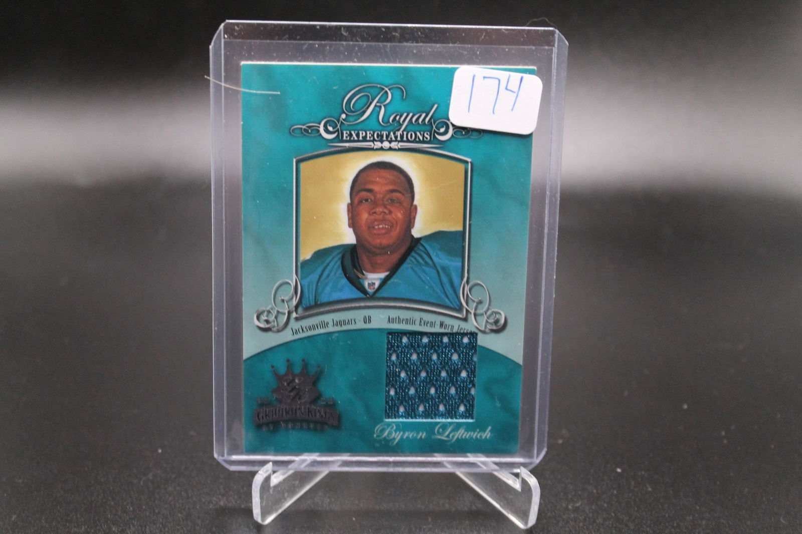 Byron Leftwich Gridiron Kings Royal Expectations Patch (1 of 1)
