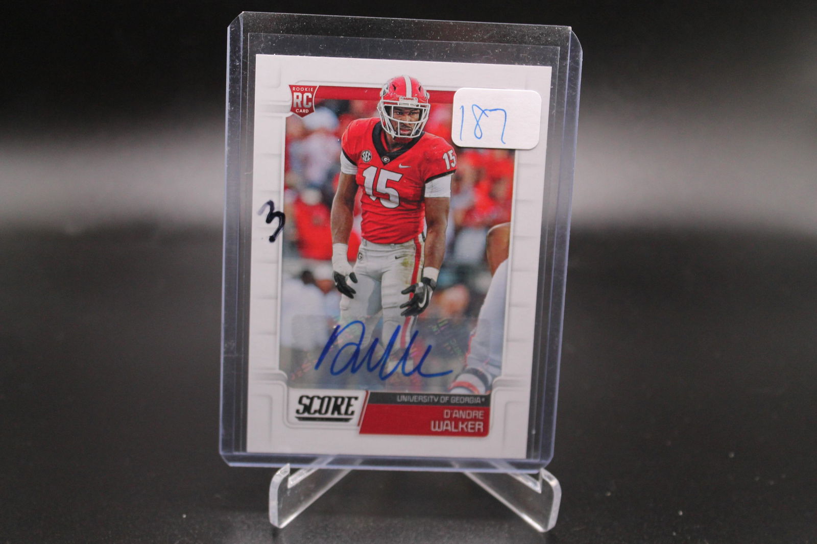 D'Andre Walker Score Rookie Auto (1 of 1)