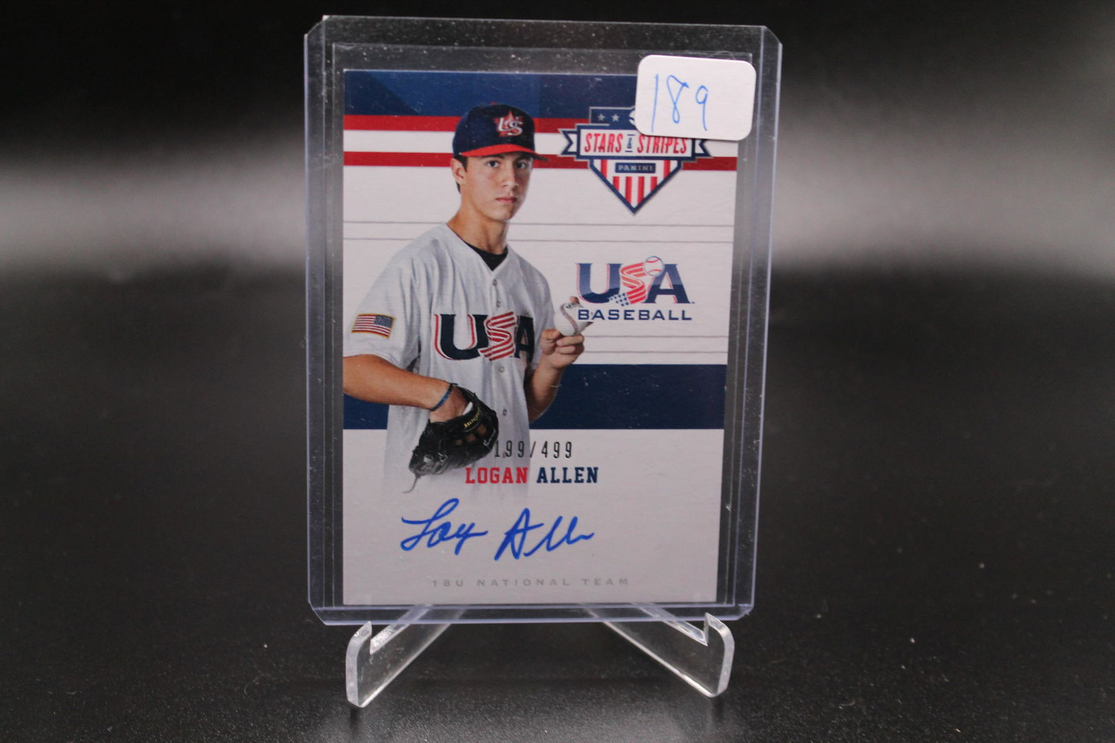 Logan Allen Stars & Stripes Auto /499 (1 of 1)