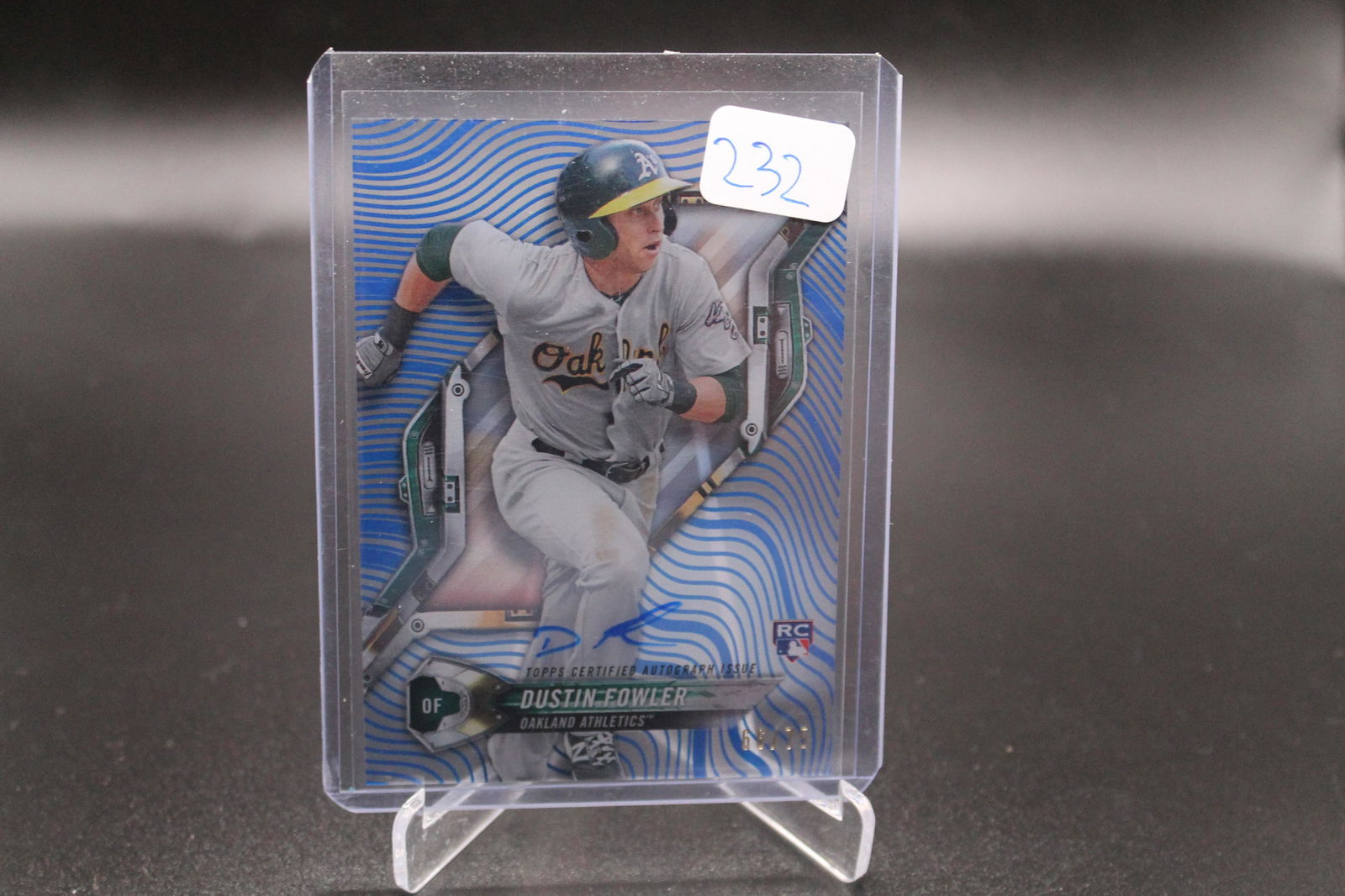 Dustin Fowler Topps Rookie Auto /75 (1 of 1)