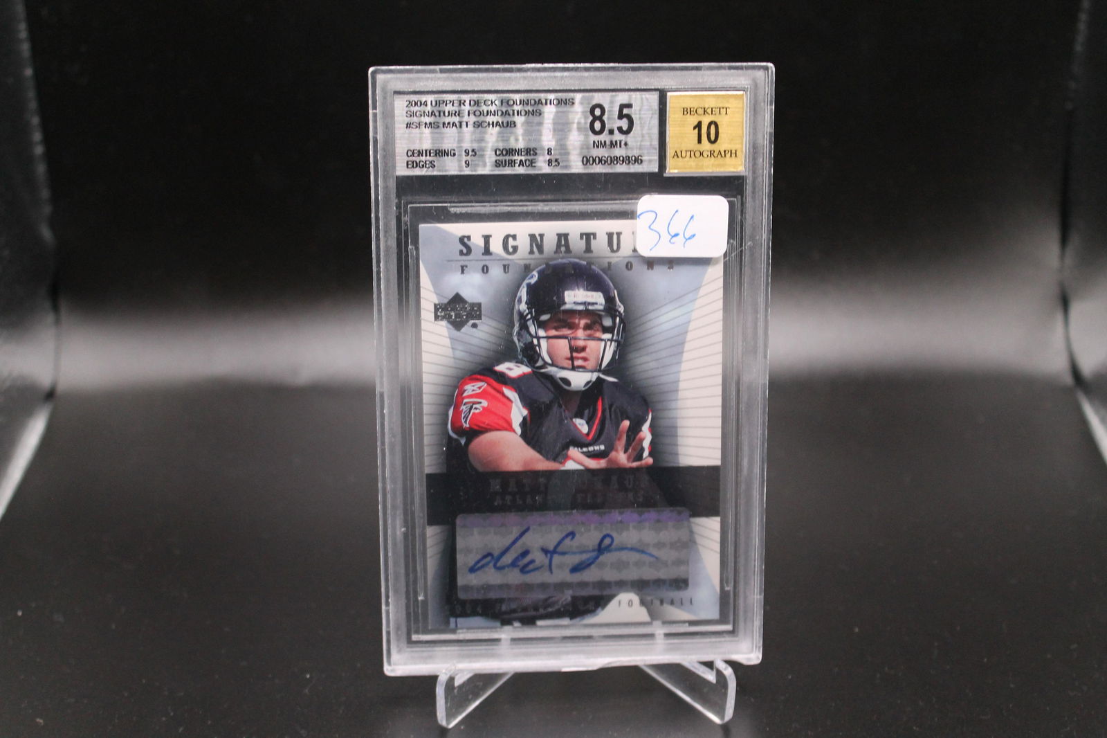 Matt Schaub Upper Deck Signature Foundations  10 Auto 8.5 NM-MT+ (1 of 1)