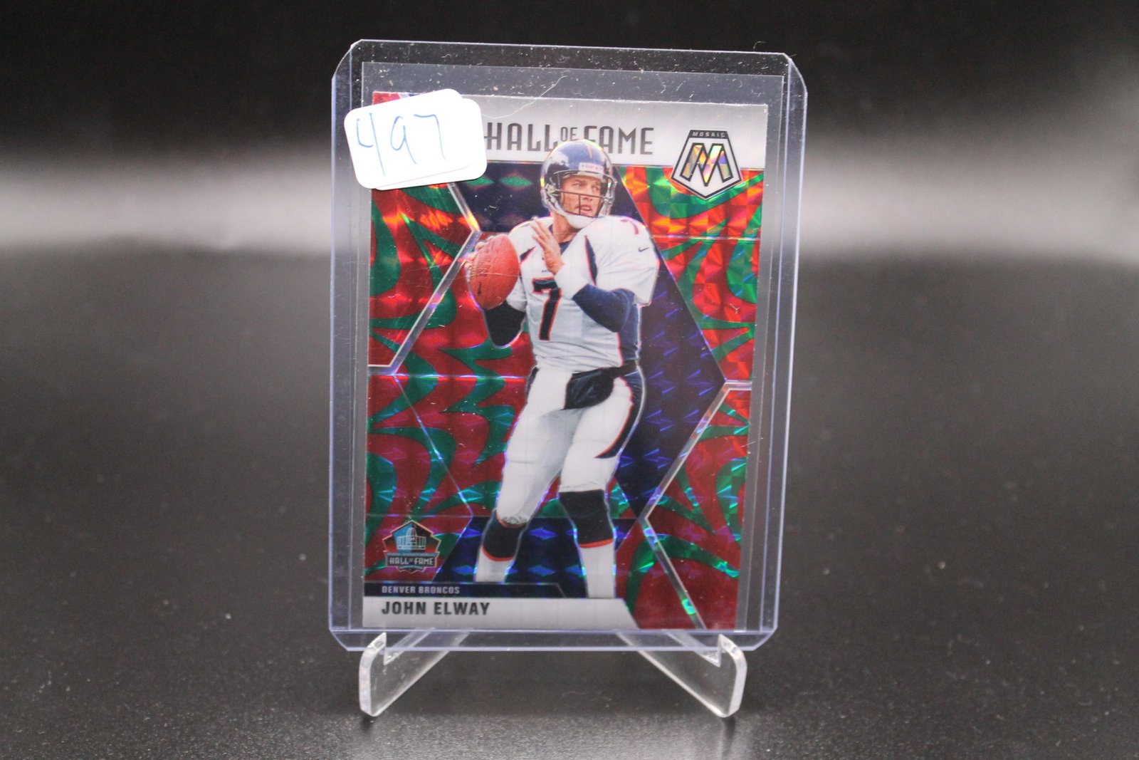 John Elway Mosaic Hall of Fame: Football Card