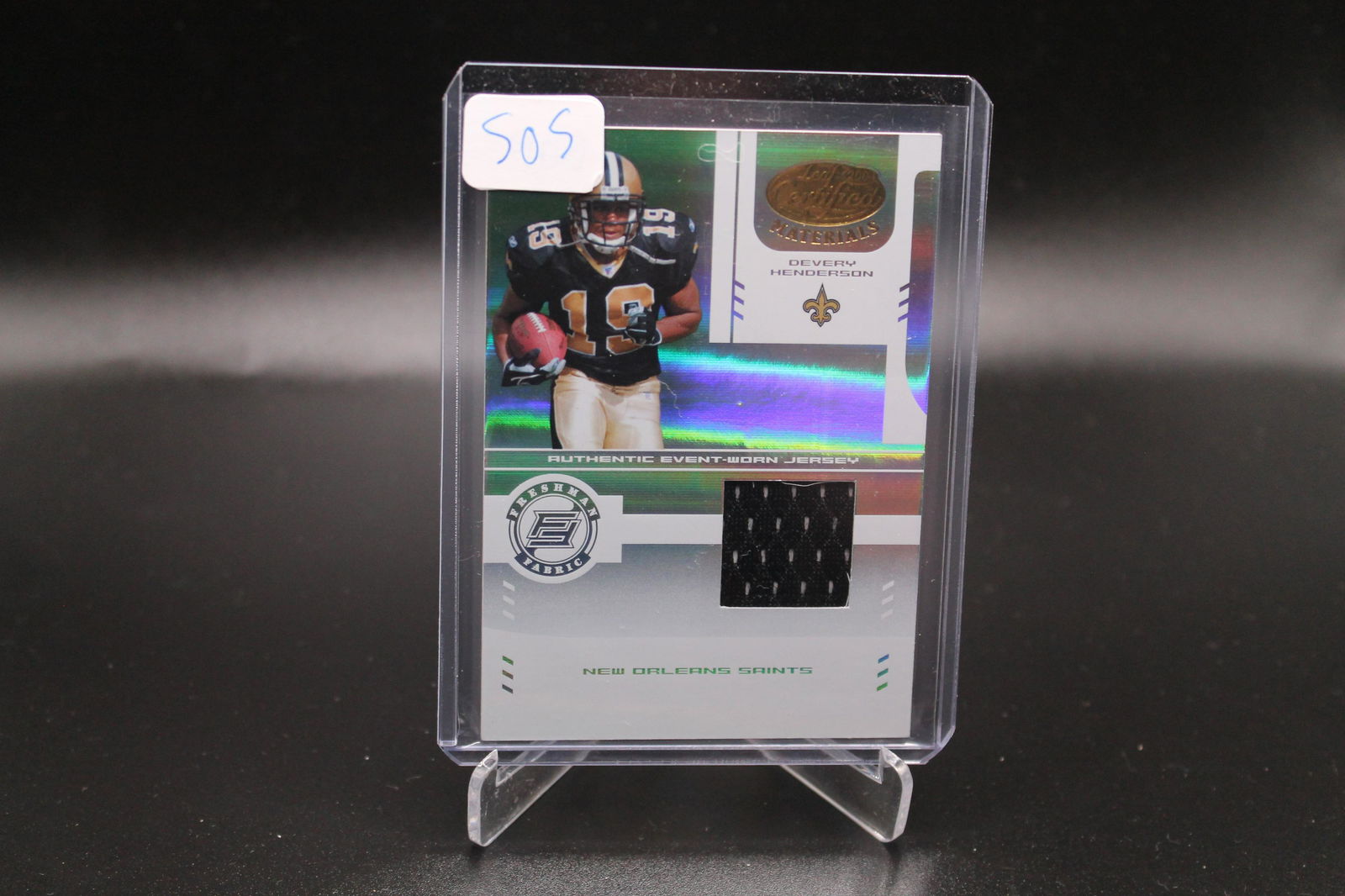 Devery Henderson Certified Materials Patch /1250 (1 of 1)