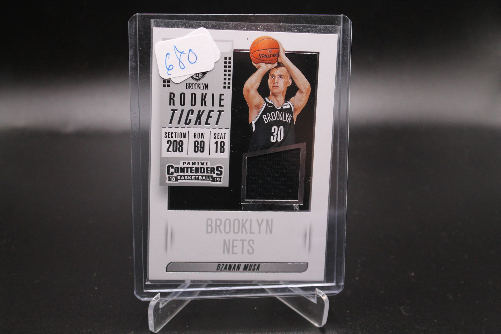 Dzanan Musa Contenders Rookie Ticket Patch (1 of 1)