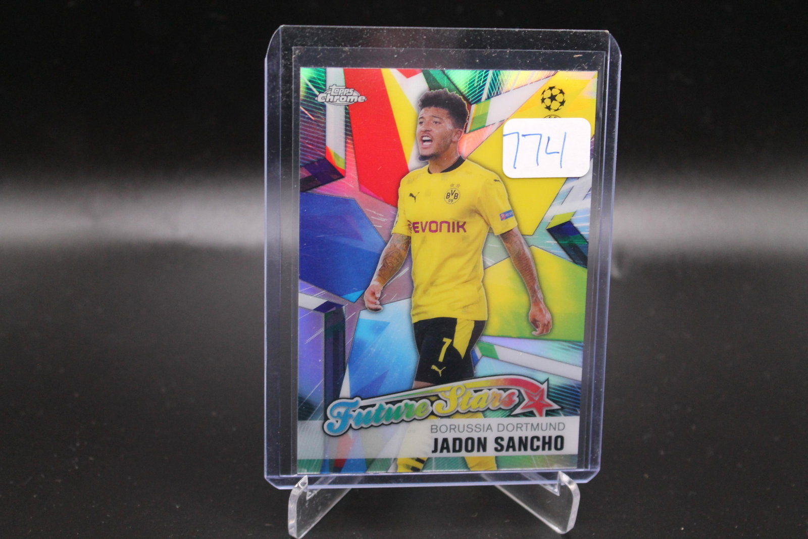 Jadon Sancho Topps Chrome Future Stars: Soccer Card