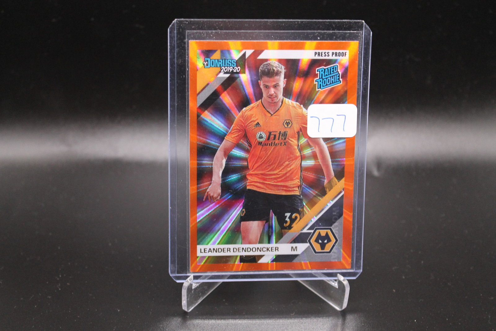 Leander Dendoncker Donruss Rated Rookie: Soccer Card