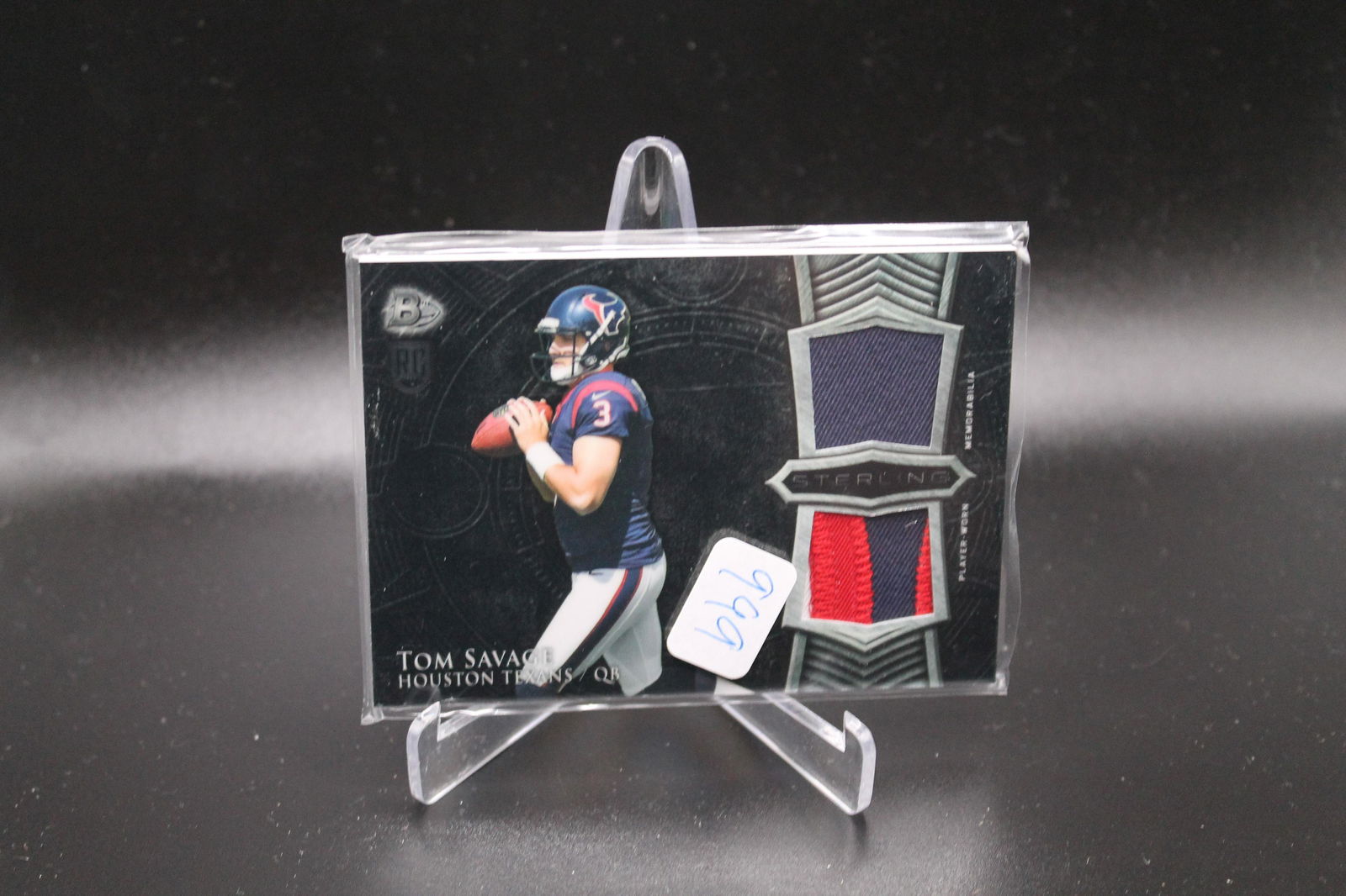 Tom Savage Bowman Sterling Rookie Patch (1 of 1)