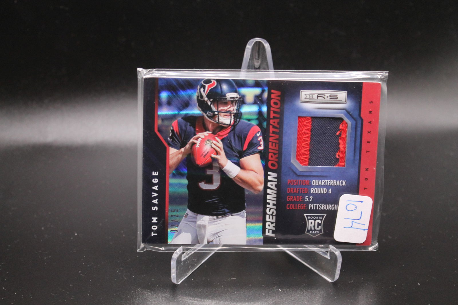 Tom Savage RS Rookie Patch /25 (1 of 1)