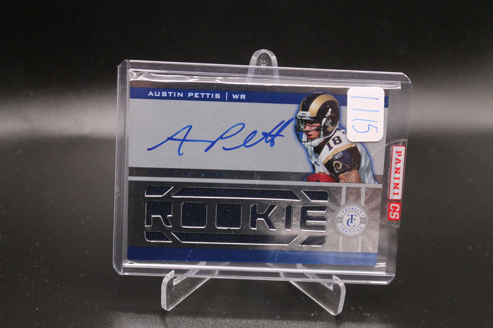 Austin Pettis Panini Patch/Auto /499 (1 of 1)