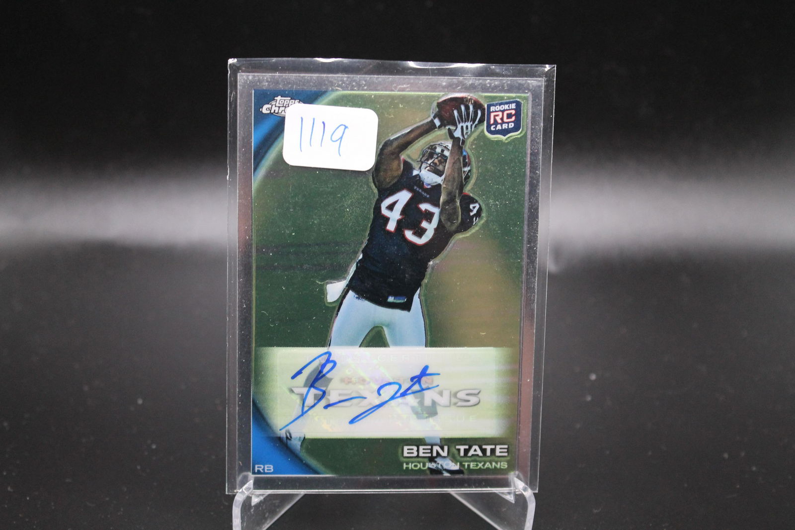 Ben Tate Topps Chrome Rookie Auto (1 of 1)