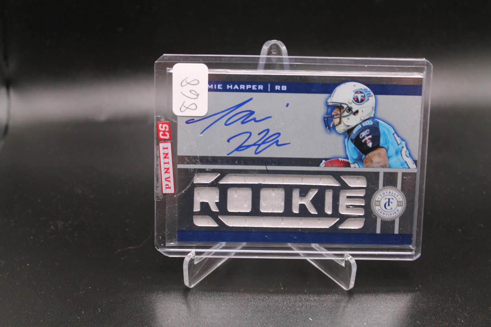 jamie harper rookie auto: football cards