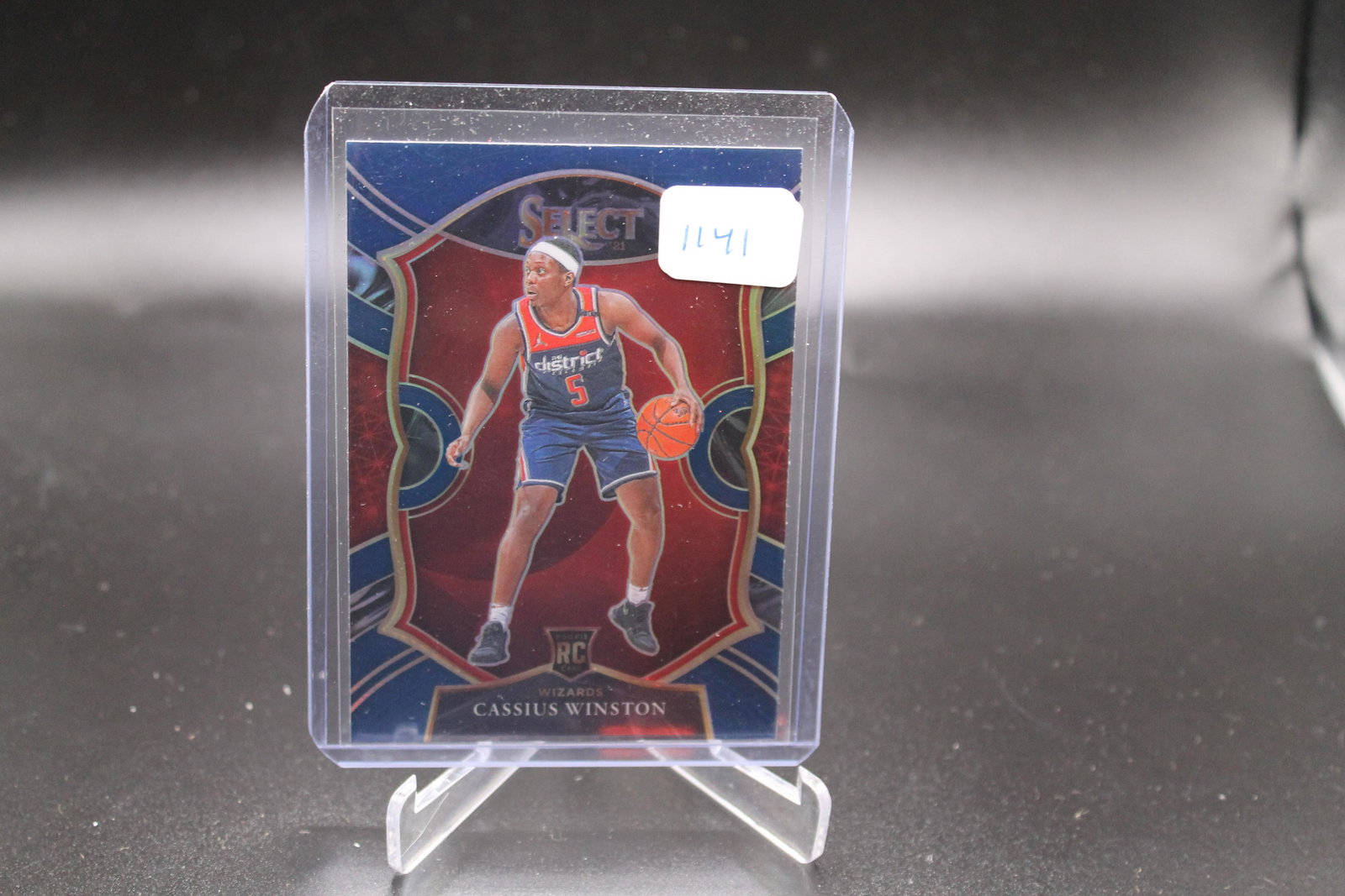cassius winston rookie: basketball card