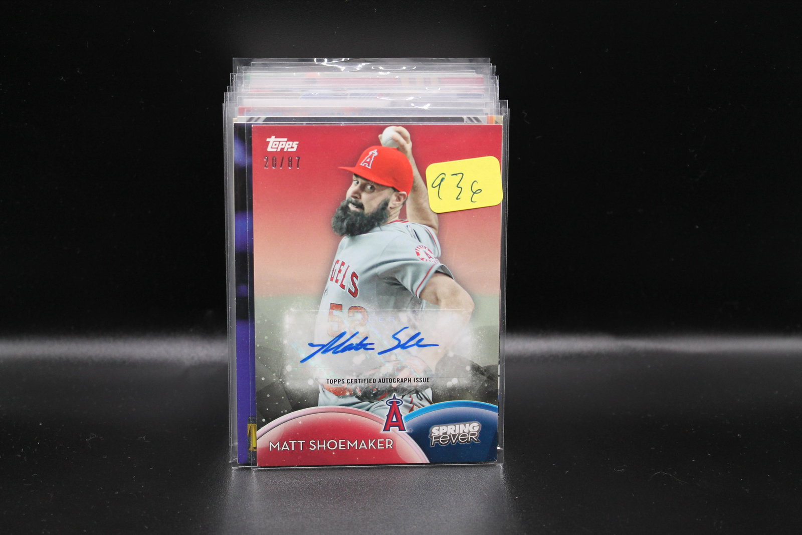 matt shoemaker auto /87 (1 of 1)